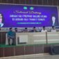 Bupati Halmahera Timur, Ubaid Yakub menjemput jamaah haji Halmahera Timur di asrama haji Ternate, Senin (23/6/2025). (foto: Humas Haltim)