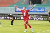Chechu Meneses, pemain asal Spanyol yang bermain di posisi bek di Malut United.