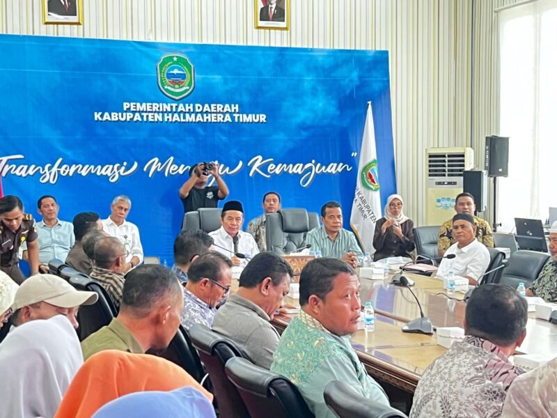 Wakil Bupati Haltim, Anjas Taher buka Musrembang Kabupaten (Dok: Humas)