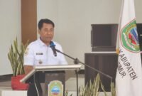 Bupati Halmahera Timur, Ubaid Yakub pada salah satu momen kegiatan Pemda (Foto: Redaksi)