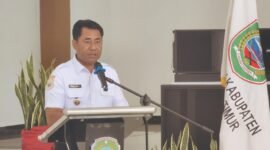 Bupati Halmahera Timur, Ubaid Yakub pada salah satu momen kegiatan Pemda (Foto: Redaksi)