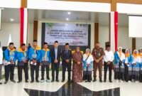 Foto Bersama 9 Jamaah Calon Haji Kabupaten Halmahera Timur Musim Haji 1447H/2026 Masehi. Foto/Tim