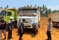 Suasana Olah TKP oleh kepolisian setempat