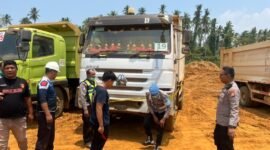 Suasana Olah TKP oleh kepolisian setempat