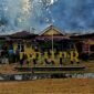 Ilustrasi Kantor Dinas PUPR Halmahera Timur terbakar. Foto/Aples